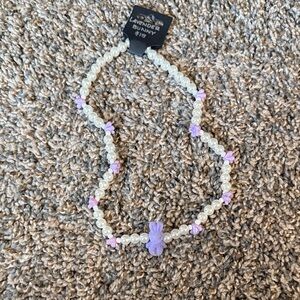 Lavender Bunny Girls Necklace